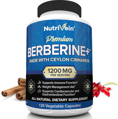 Berberina Prémium - NUTRIVEIN - Cápsulas - Made USA