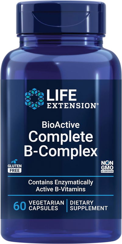 Vitamina B Complex - Life Extension - Cápsulas - Made USA