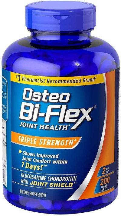 Glucosamina Triple Fuerza -  OSTEO BI FLEX - Pastillas - Made USA