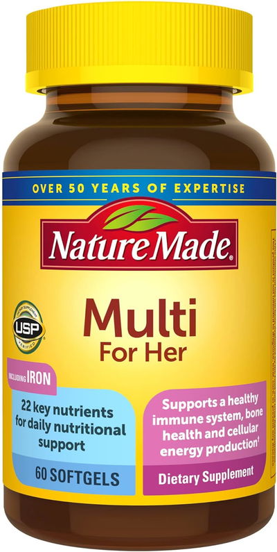 Multivitaminico -NATURE MADE - Mujer - Cápsulas - Made USA