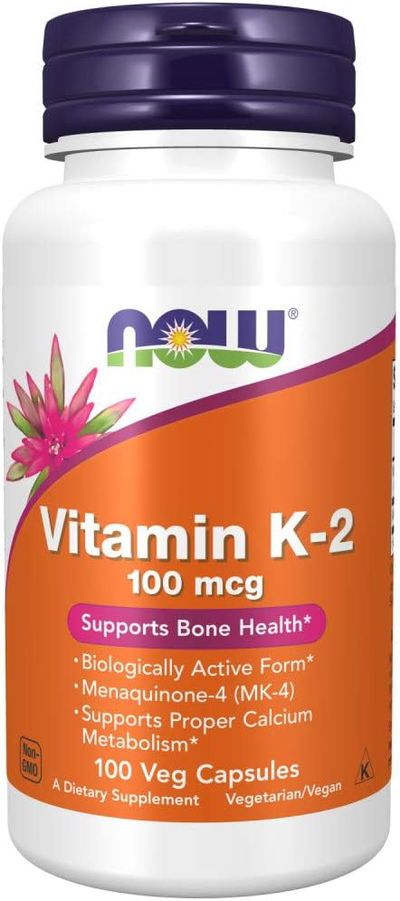 Vitamina K - NOW FOODS - Cápsulas - Made USA