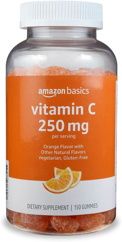 Vitamina C - AMAZON BASICS - SOLIMO - Gomitas - Made USA