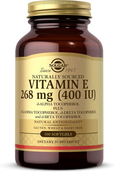 Vitamina E - Solgar - 400 IU - Cápsulas - Made USA