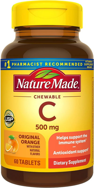 Vitamina C - Nature Made - Comprimidos Masticable - Made USA