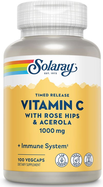 Vitamina C - SOLARAY - Cápsulas - Made USA