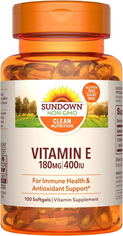 Vitamina E - SUNDOWN - Cápsulas - Made USA