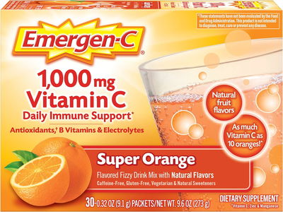 Vitamina C - EMERGEN-C - Polvo - Made USA