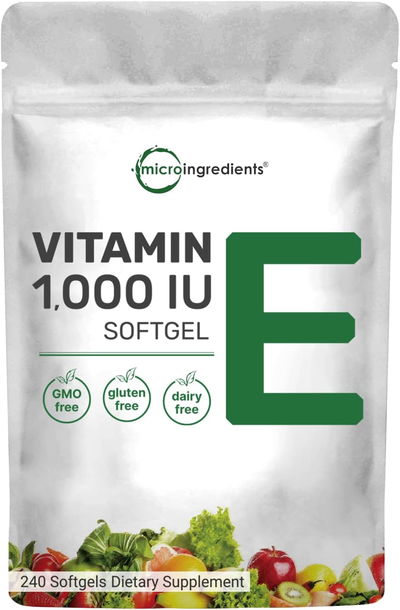 Vitamina E - MICRO INGREDIENTS - Cápsulas - Made USA