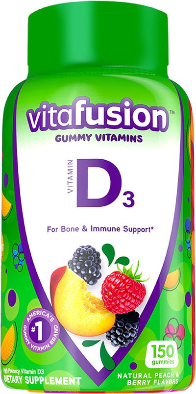 Vitamina D - VITAFUSION - Gomitas - Made USA