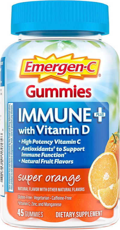 Vitamina C + D - EMERGEN-C - Gomitas - Made Usa Made USA