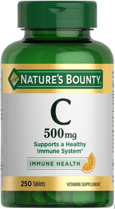 Vitamina C - NATURE'S BOUNTY - 500mg - Comprimidos - Made USA