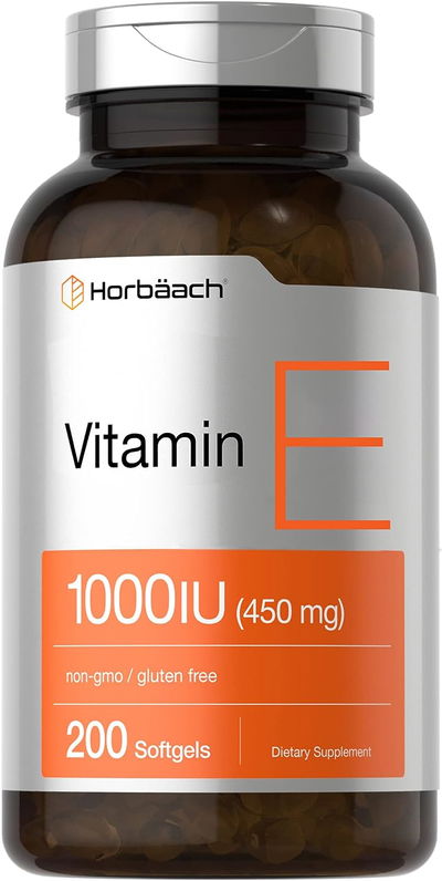 Vitamina E - HORBÄACH - Cápsulas - Made USA