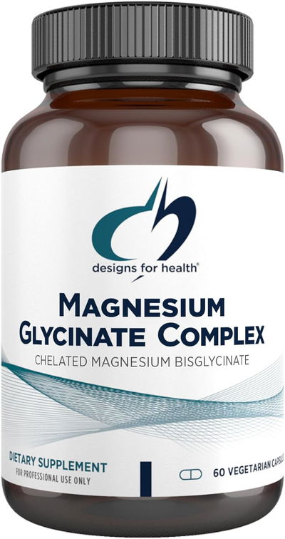 Magnesio - DESIGNS FOR HEALTH - Cápsulas - Made USA