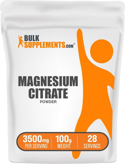 Magnesio Citrato - BULKSUPPLEMENTS - Polvo - Made USA