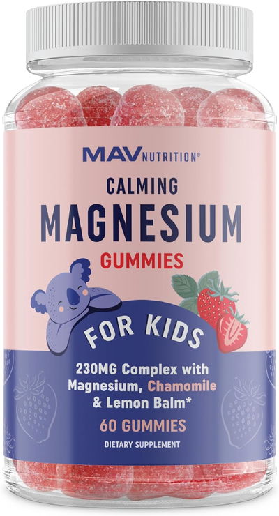 Magnesio - MAV NUTRITION - Niños - Gomitas - Made USA