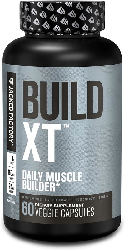 Muscle Builder - JACKED FACTORY - Build Xt -Cápsulas - Made USA