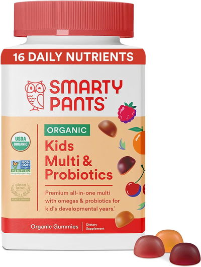 Multivitamínico + Probióticos - SMARTYPANTS - Niños - Gomitas - Made USA