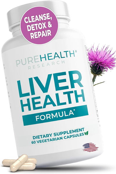 Liver Healt - PUREHEALTH RESEARCH - Cápsulas - Made USA