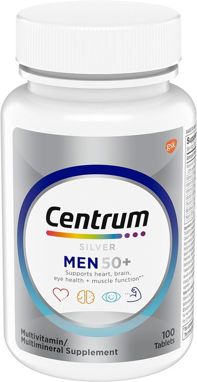 Multivitaminico - CENTRUM - Hombre +50 - Pastillas - Made USA