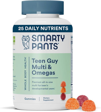 Multivitaminico + Omgas - Teen - SMARTY PANTS - Gomitas - Made USA