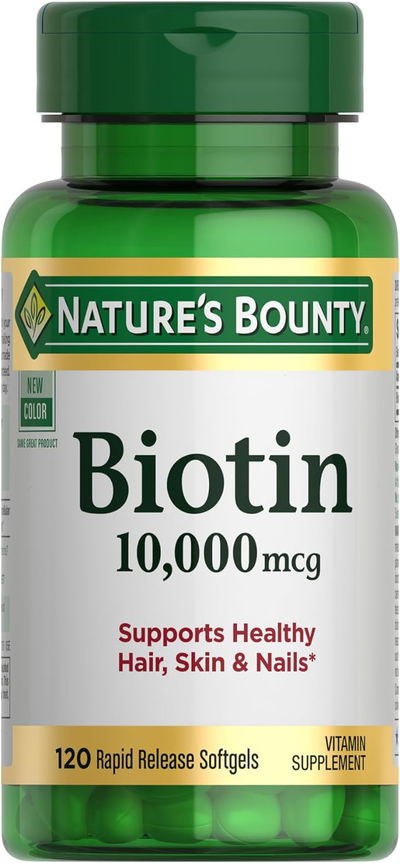 Biotina - NATURE'S BOUNTY - Cápsulas - Made USA