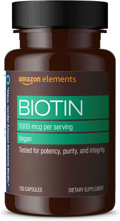 Biotina - AMAZON ELEMENTS - Cápsulas - Made USA