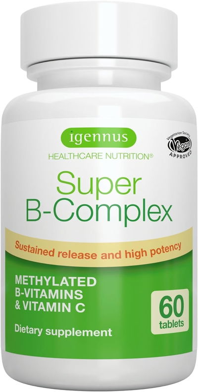 Vitamina B Complex - IGENNUS HEALTHCARE - Pastillas - Made USA