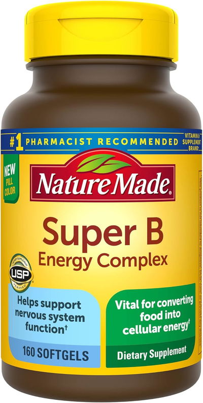 Vitamina B - Super B - NATURE MADE - Cápsulas - Made USA