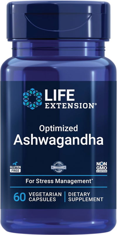 Ashwagandha - LIFE EXTENSION - Cápsulas - Made USA