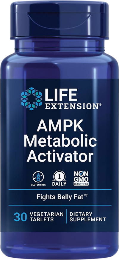 Activador metabólico - AMPK - LIFE EXTENSION - Comprimidos - Made USA