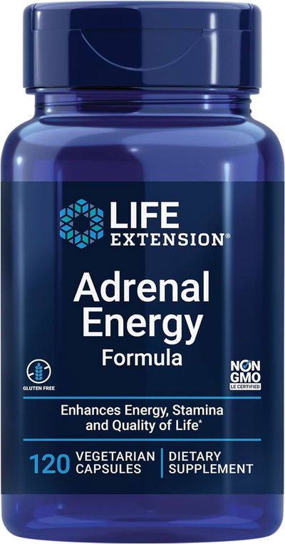 Fórmula de energía suprarrenal - LIFE EXTENSION - Cápsulas - Made USA