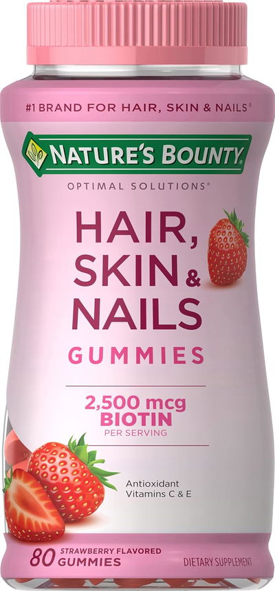 Hair Skin Nails - NATURE'S BOUNTY - Gomitas - Made USA