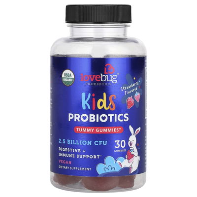 Probioticos Kids - 2,5 CFU - LOVEBUG - Gomitas - Made USA