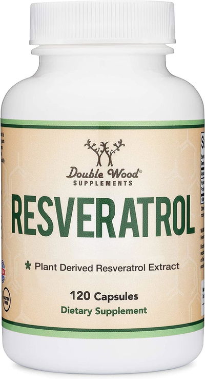 Resveratrol - DOUBLE WOOD - Cápsulas -  Made USA