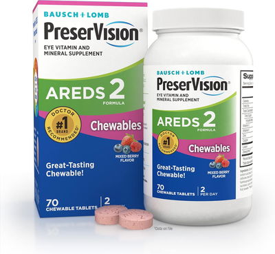 Vitaminas oculares masticables - PreserVision AREDS 2 - Made USA