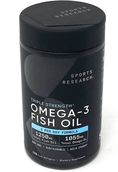 Omega 3 - Extra - SPORTS RESEARCH - Cápsulas - Made USA