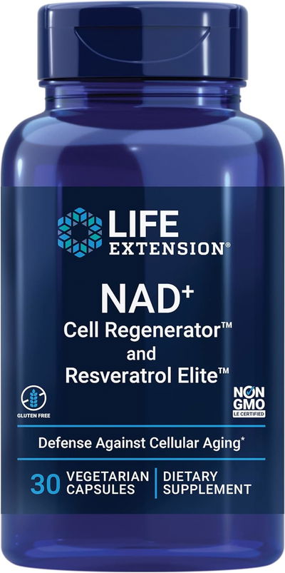 NAD+ - LIFE EXTENSION - Cápsulas - Made USA