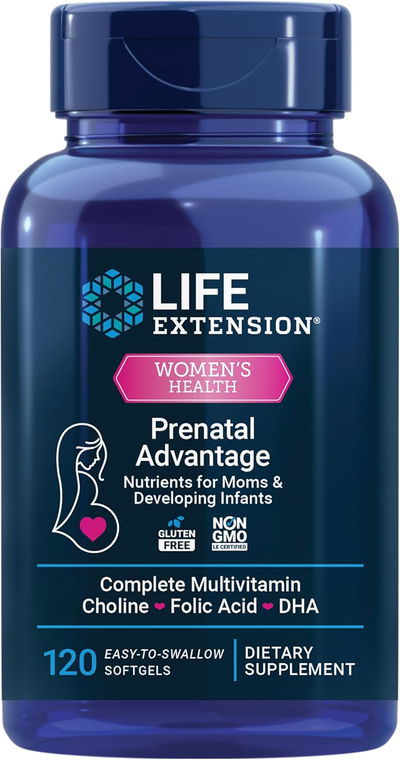Prenatal&nbsp;Advantage - LIFE EXTENSION -  Cápsulas- Made USA