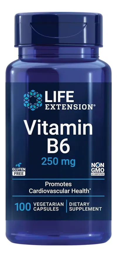 Vitamin B6 250 mg - LIFE EXTENSION - Cápsulas - Made USA
