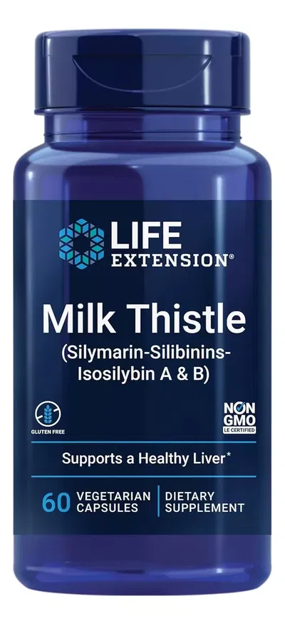 Milk Thistle - LIFE EXTENSION - Cápsulas - Made USA