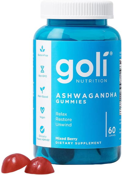Ashwagandha - GOLI - Gomitas - Made USA