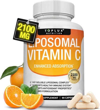Vitamina C Liposomal 2100MG - TOPOLUX - Capsulas - Made USA