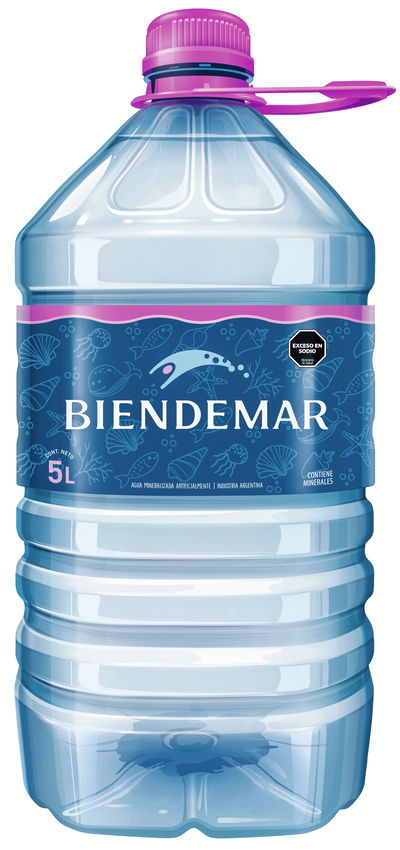 Agua de Mar 100% pura - 5 litros -  BIENDEMAR