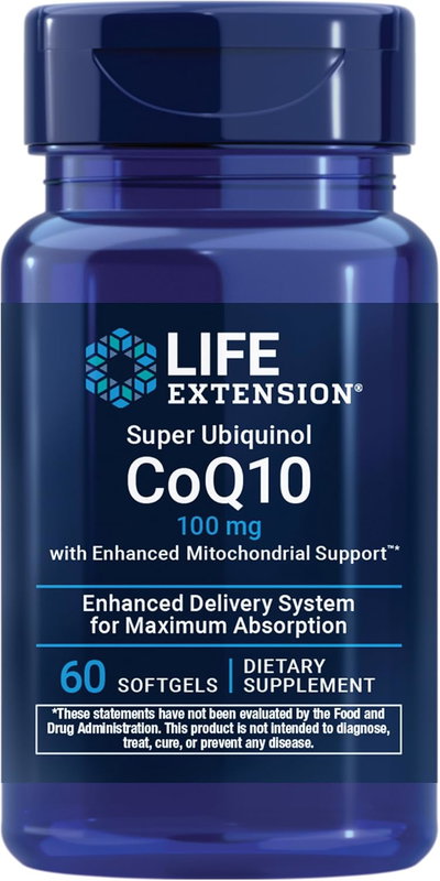 Super ubiquinol CoQ10 - LIFE EXTENSION - Capsulas - Made USA