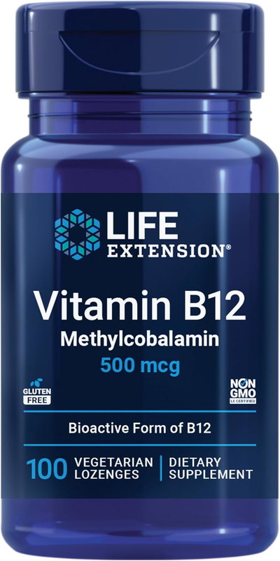 Vitamina B12 - LIFE EXTENSION - pastillas - Made USA 