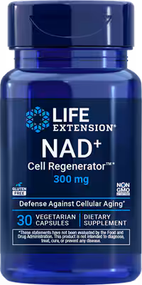 NAD + Cell Regenerator - 300 mg - LIFE EXTENSION - 30 caps - Made USA