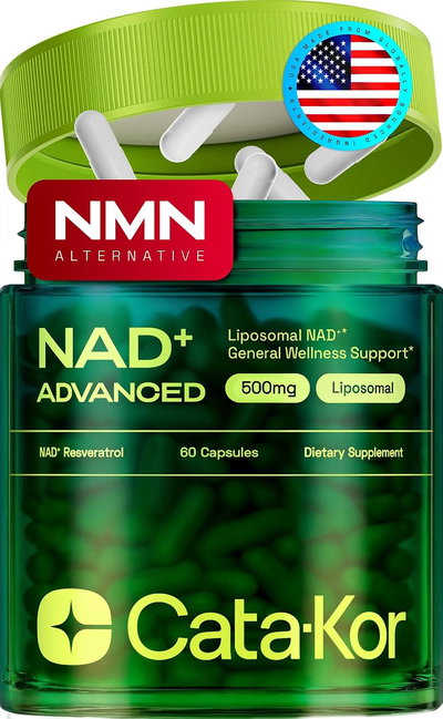 NAD+ 500mg con resveratrol - Advanced - CATA KOR - Made USA