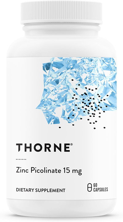 Zinc 15mg - THORNE RESEARCH - Cápsulas- Made USA