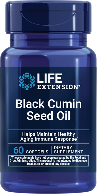 Black cumin seed Oil - LIFE EXTENSION- Capsulas- Made USA