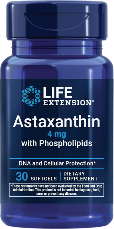 Astaxantina - LIFE EXTENSION - Capsulas - Made USA